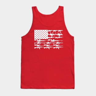 Stars, Stripes and Guns Tank Top